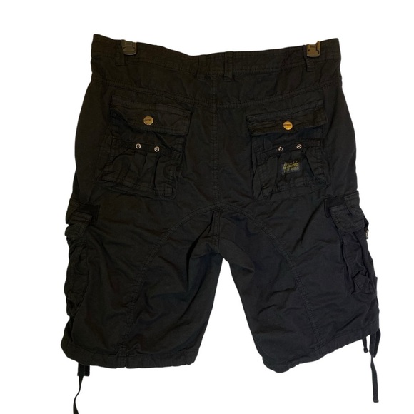Galaxy By Harvic Men's size 36 Black Cargo Shorts - Picture 1 of 7
